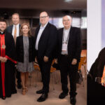 Cardinal Mykola Bychok with the CSSA Board in Sydney last week
