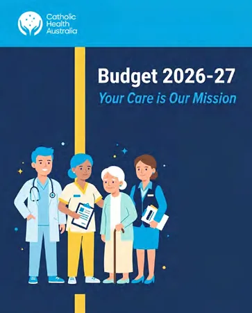 Cover of the CHA Budget 2026-27 document, Your Care is Our Mission