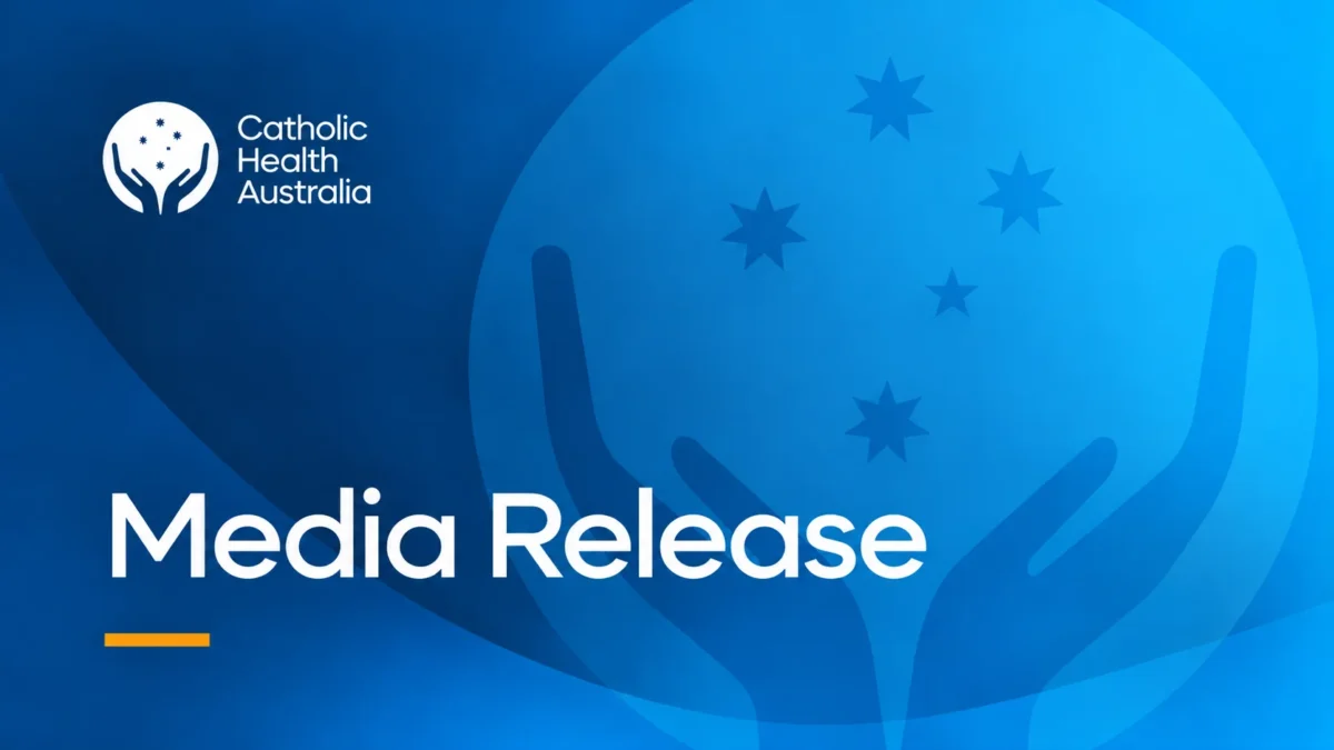 Catholic Health Australia Media Release banner