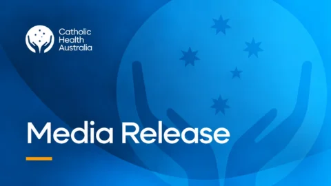 Catholic Health Australia Media Release banner