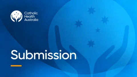 Catholic Health Australia Submission banner